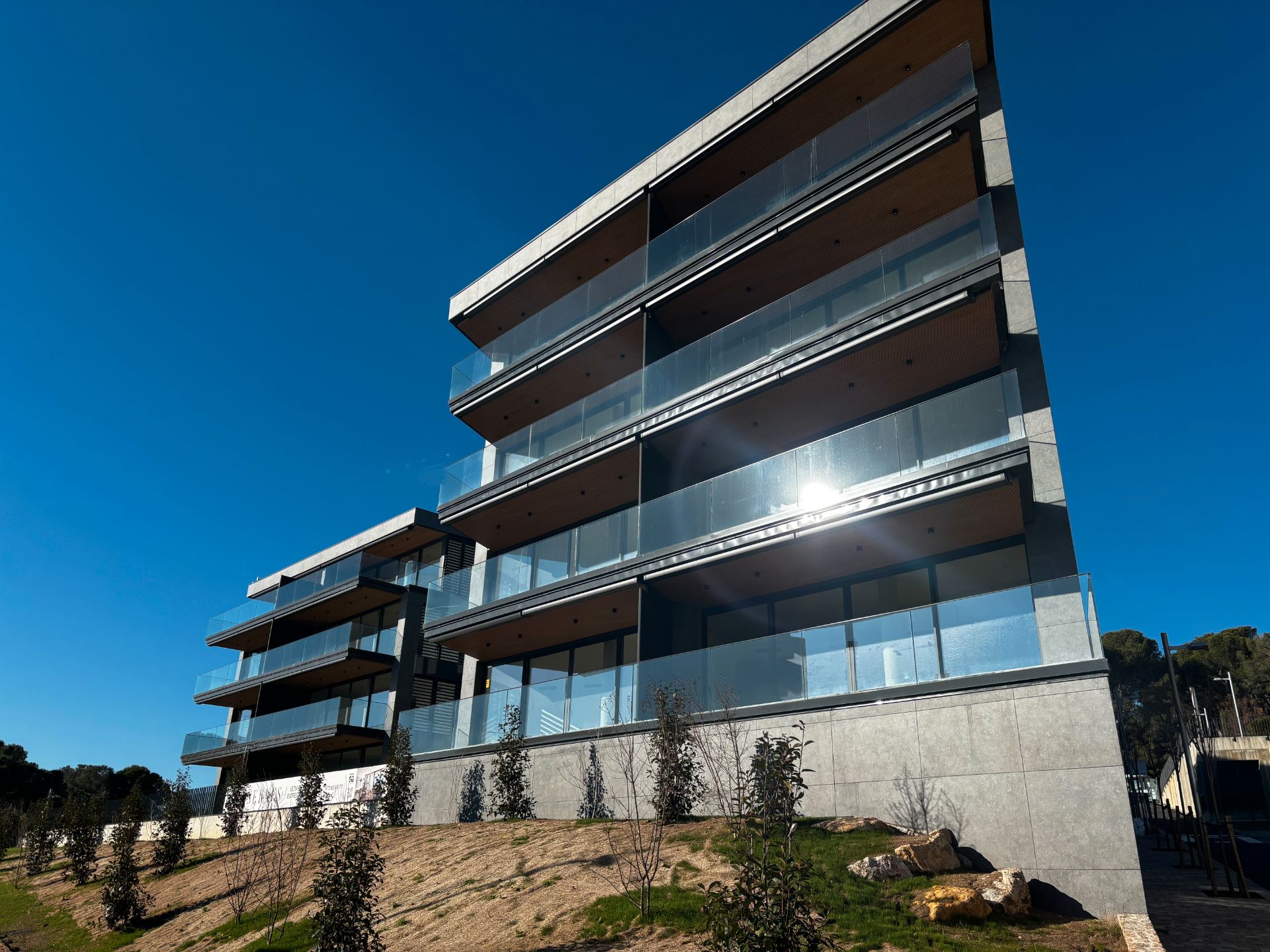 Vista exterior de Àtic en venda en Calonge i Sant Antoni amb Aire condicionat, Calefacció i Jardí privat