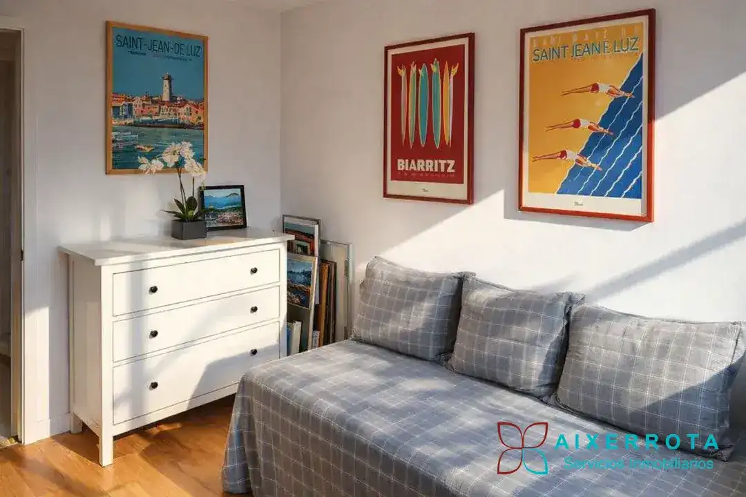 Schlafzimmer von Wohnung zum Verkauf in Leioa mit Heizung, Privatgarten und Terrasse
