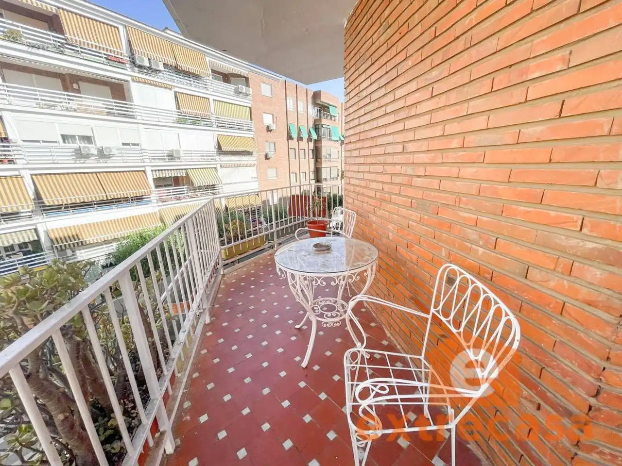 Balcony of Flat for rent in Badajoz  with Furnished and Balcony