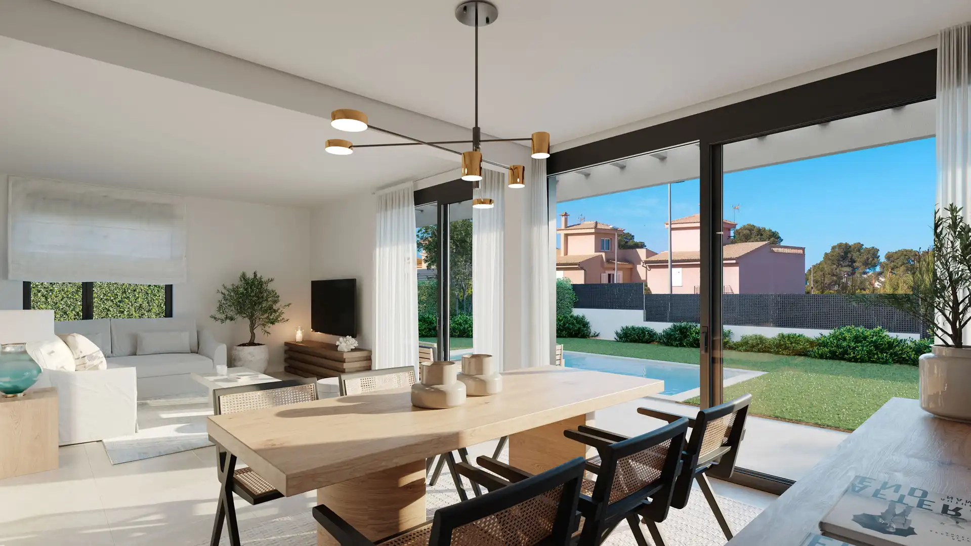 Dining room of Country homes for sale in Llucmajor  with Air Conditioner, Heating and Terrace