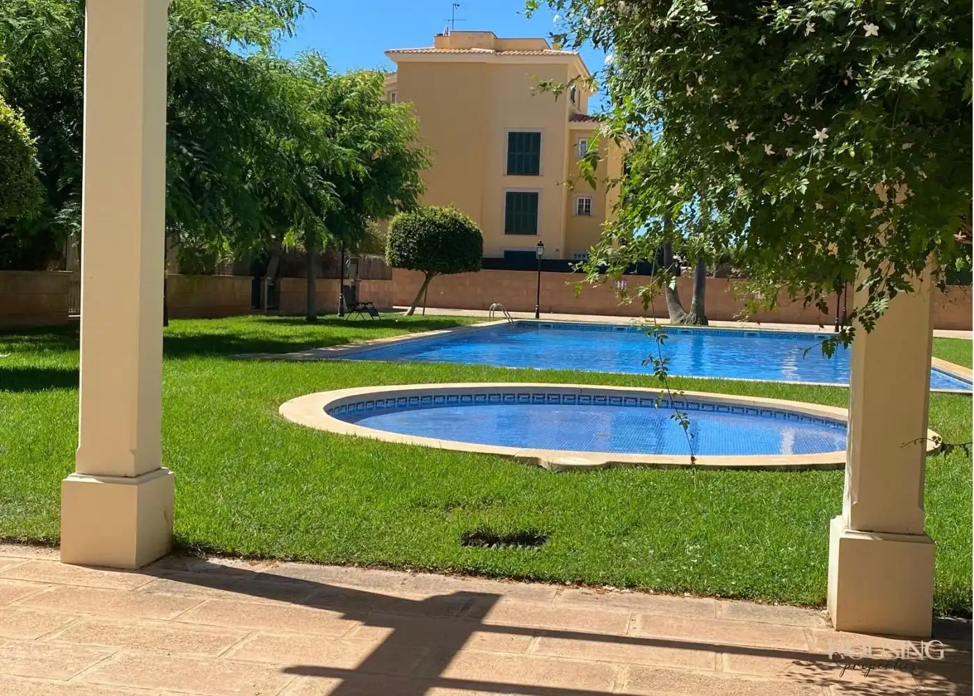 Piscina de Planta baixa de lloguer en Llucmajor amb Aire condicionat, Jardí privat i Terrassa