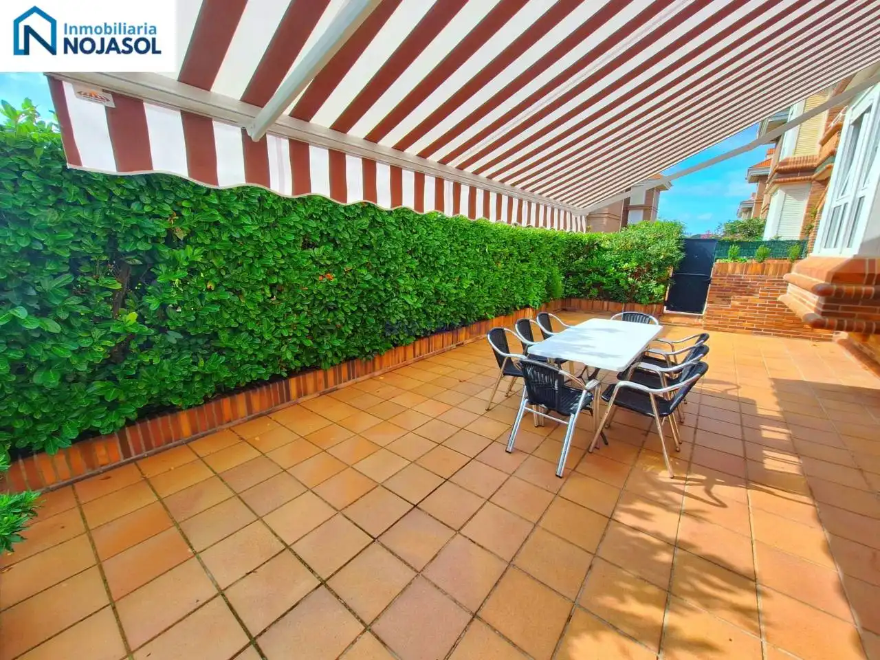 Terrasse von Wohnung zur Miete in Noja mit Heizung, Privatgarten und Terrasse
