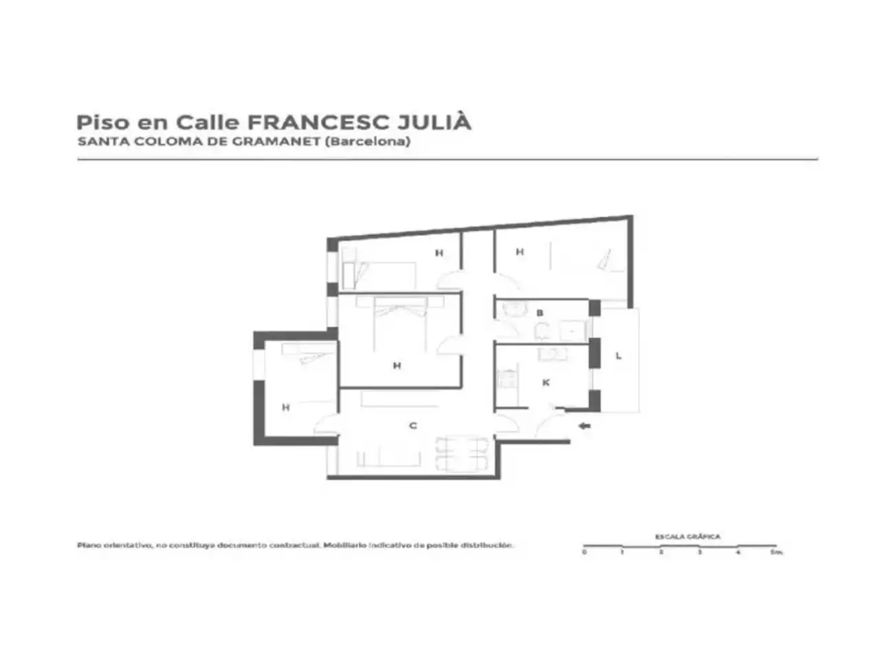 Wohnung zum Verkauf in Santa Coloma de Gramenet