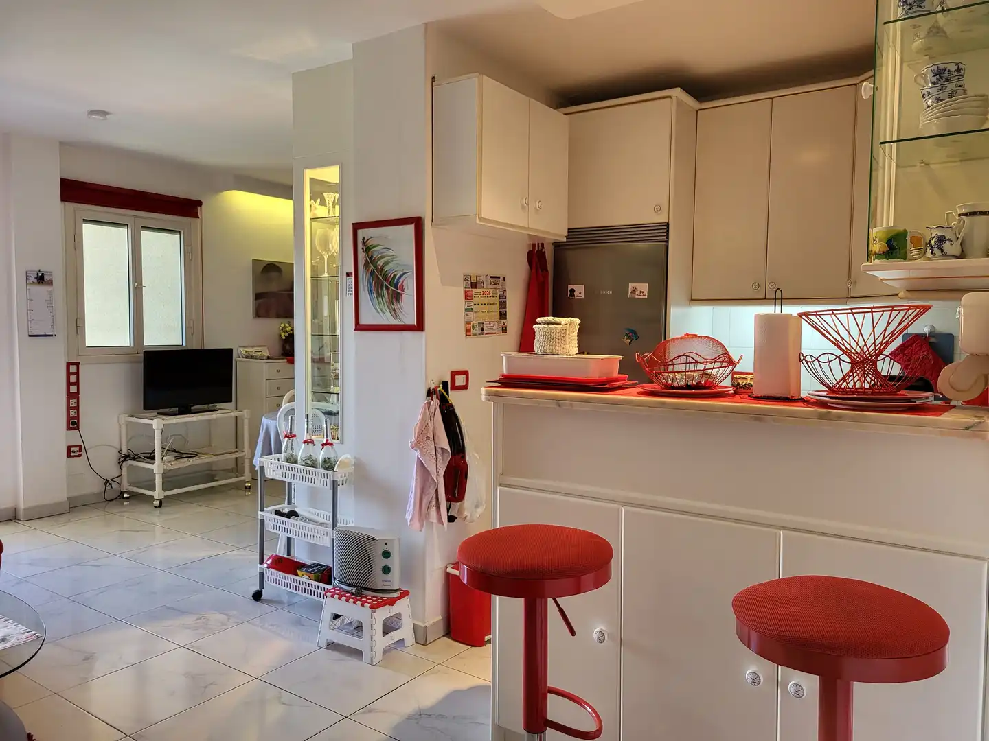 Cocina de Apartamento en venta en Puerto de la Cruz con Piscina, Amueblado y Balcón