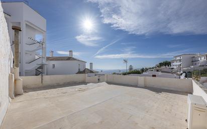 Exterior view of Single-family semi-detached for sale in Mijas  with Air Conditioner, Heating and Terrace