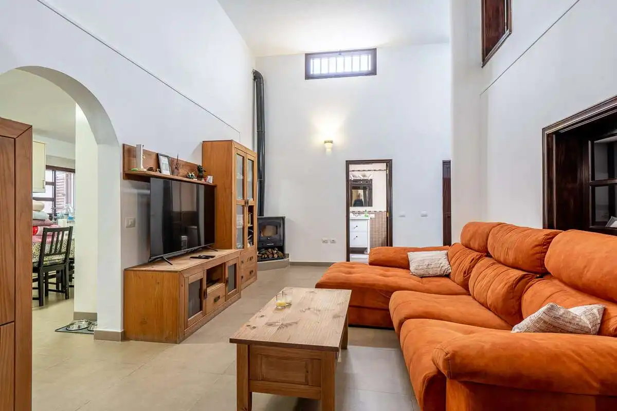 Sala de estar de Casa o chalet en venta en San Bartolomé con Trastero y Amueblado