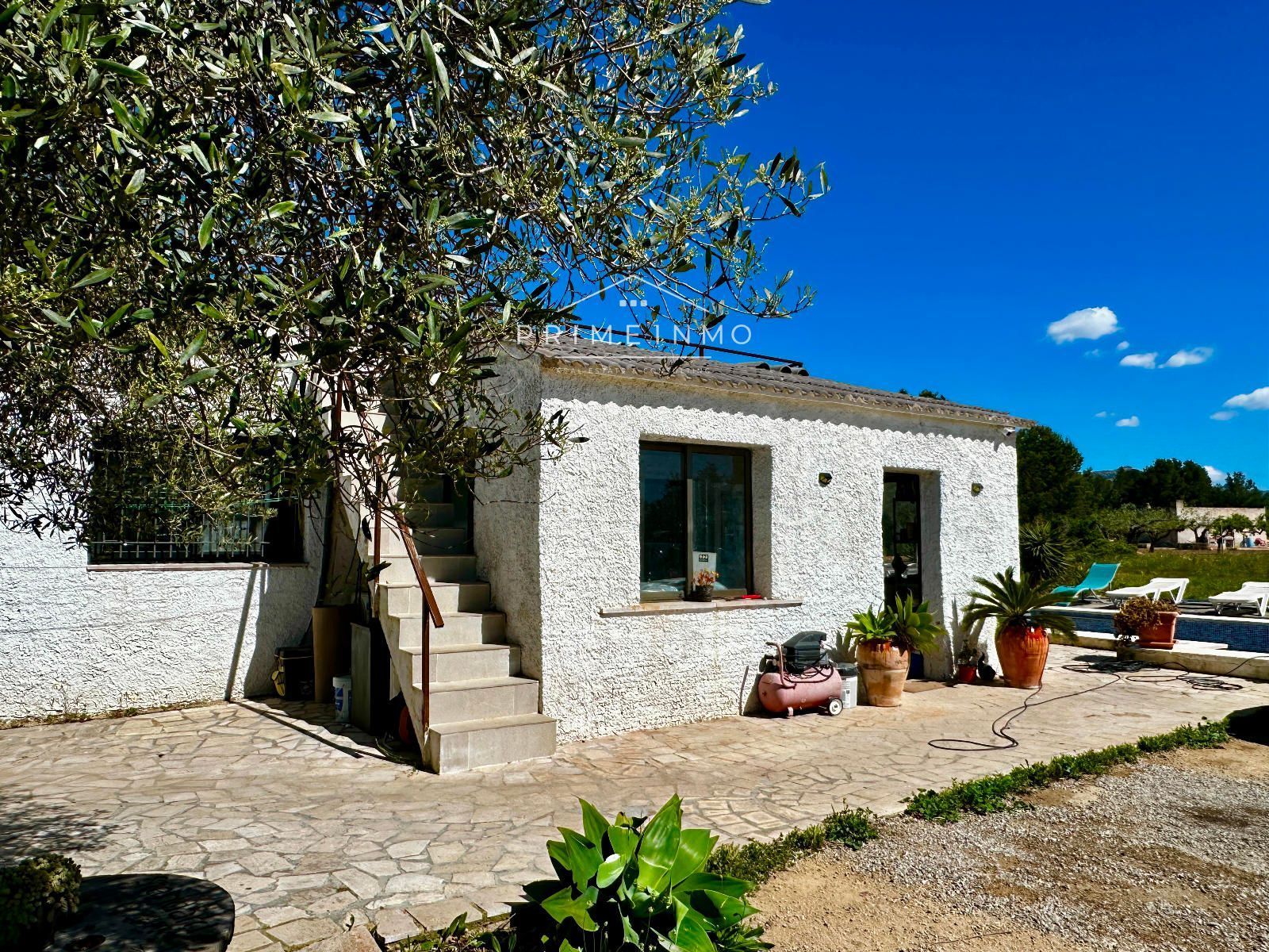 Exterior view of Country house for sale in L'Ametlla de Mar   with Terrace, Storage room and Swimming Pool
