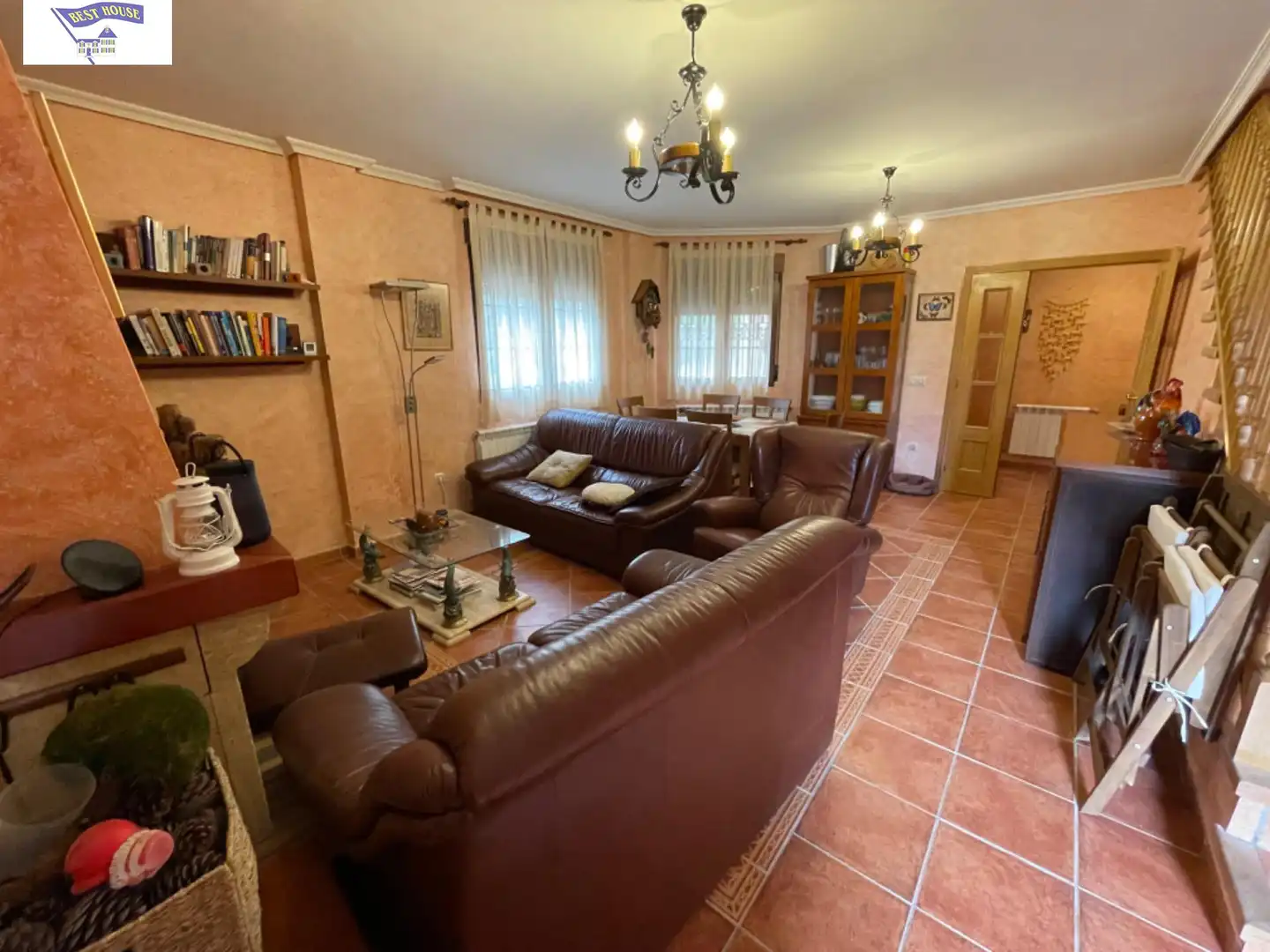 Living room of Houses for sale in Alcaraz  with Heating, Terrace and Storage room