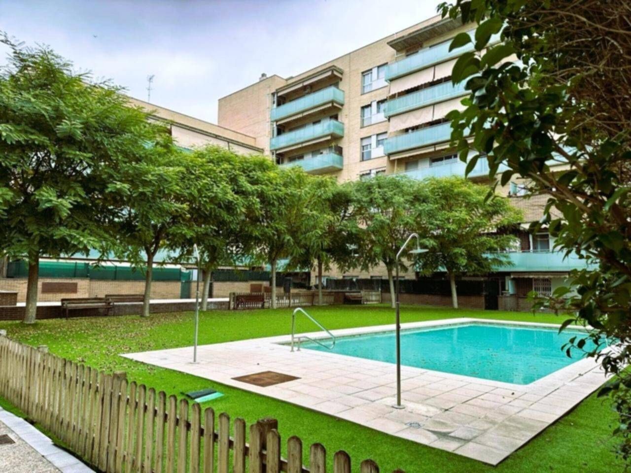 Swimming pool of Flat for sale in Sabadell  with Heating, Terrace and Storage room