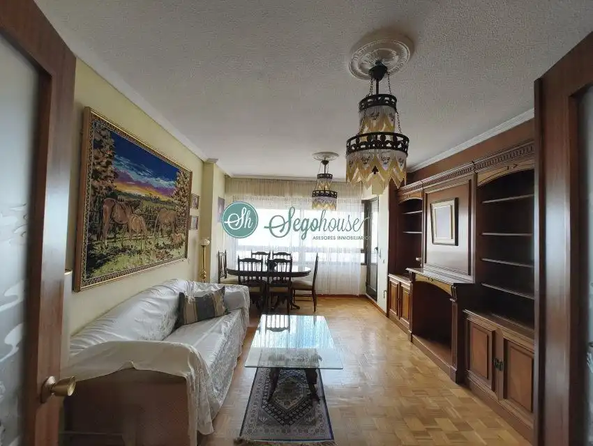 Wohnzimmer von Wohnung zum Verkauf in Segovia mit Heizung, Parkett und Terrasse