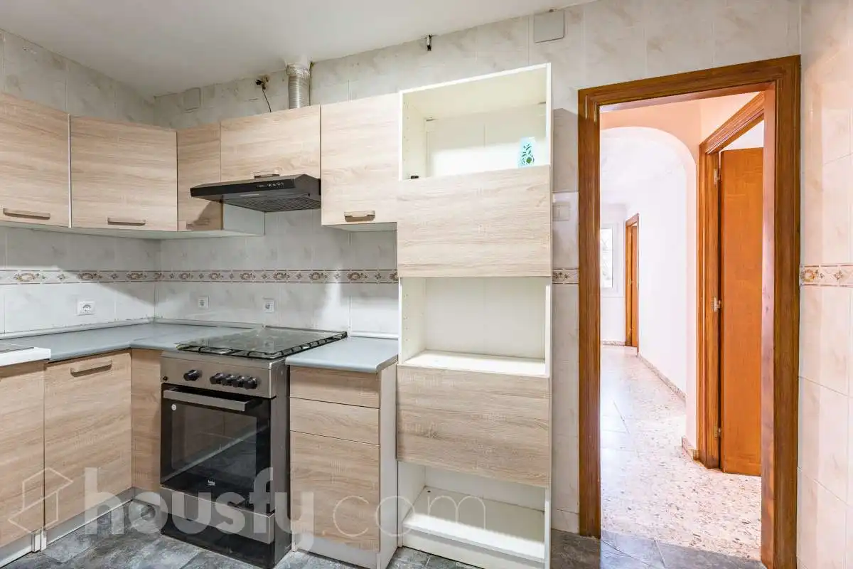 Cocina de Piso en venta en Castelldefels con Aire acondicionado, Jardín privado y Terraza