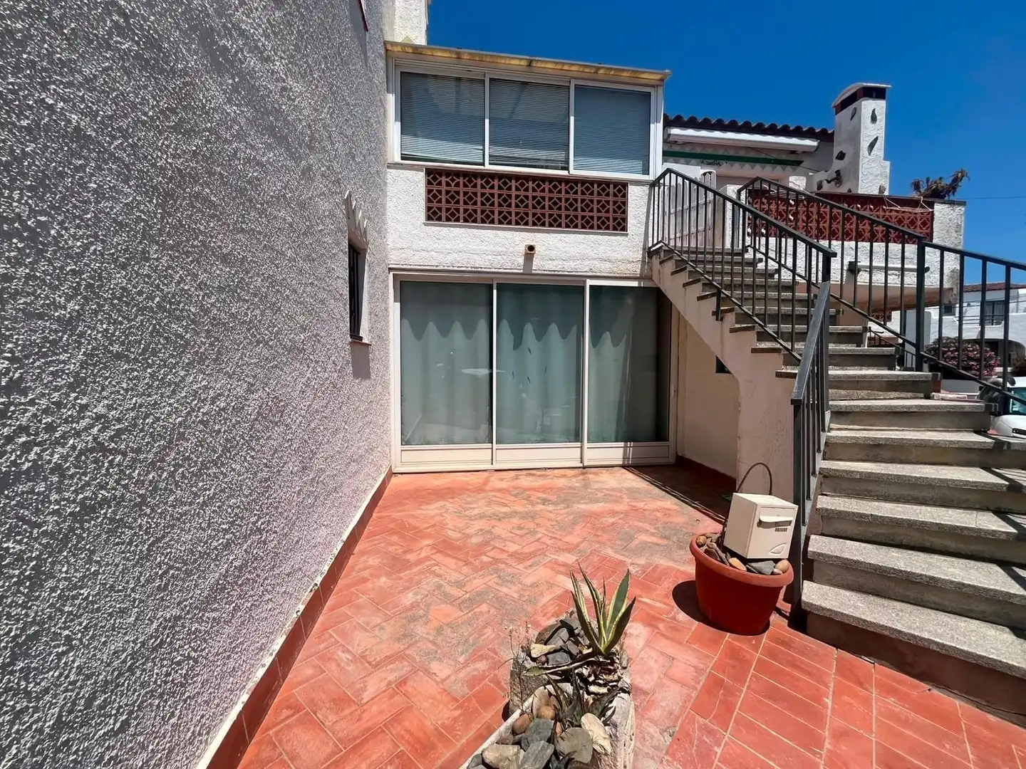 Terrace of Apartments for sale in Roses  with Terrace, Furnished and Community pool