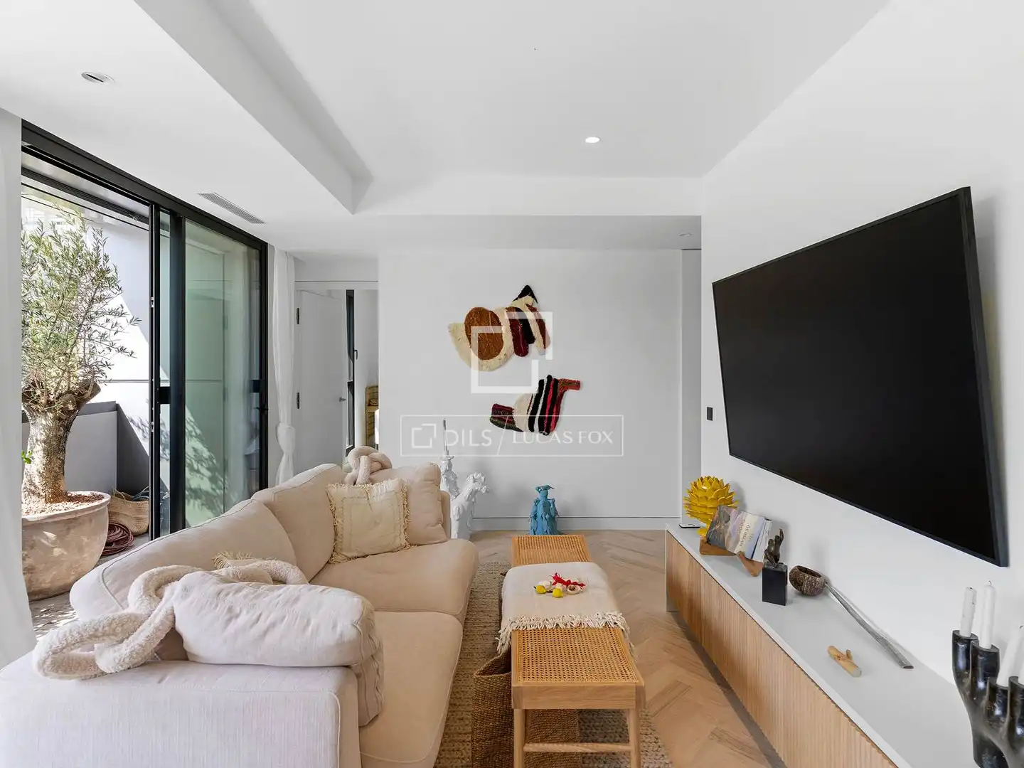 Sala de estar de Piso en venta en  Palma de Mallorca con Aire acondicionado, Calefacción y Terraza