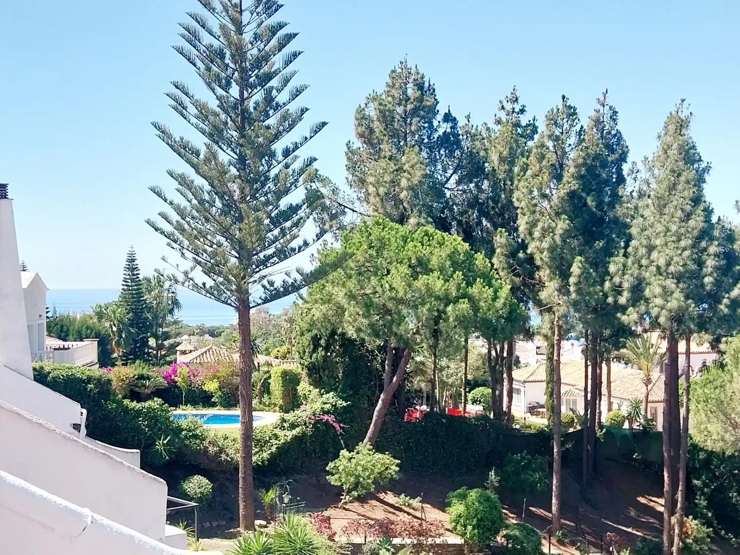 Garten von Einfamilien-Reihenhaus zum Verkauf in Mijas mit Klimaanlage, Heizung und Terrasse
