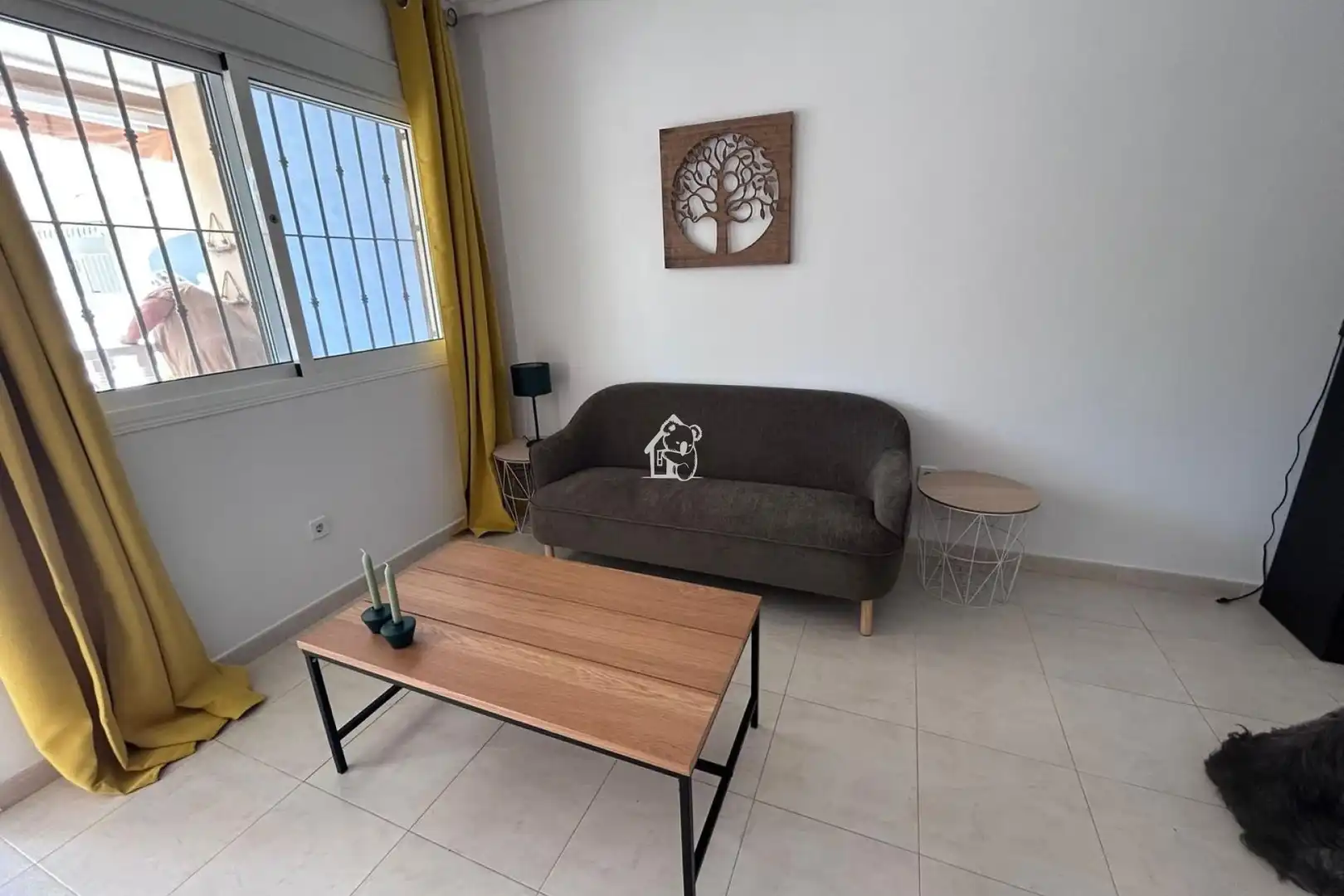 Sala de estar de Apartamento de alquiler en Rojales con Aire acondicionado, Terraza y Piscina