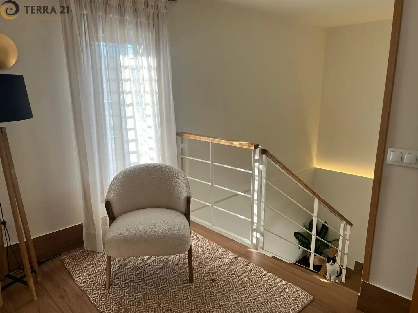 Balcony of Houses for sale in Jaén  with Air Conditioner, Private garden and Swimming Pool