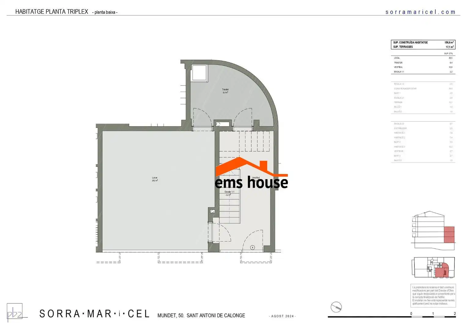 Casa adosada en venta en Calonge i Sant Antoni con Aire acondicionado, Calefacción y Terraza