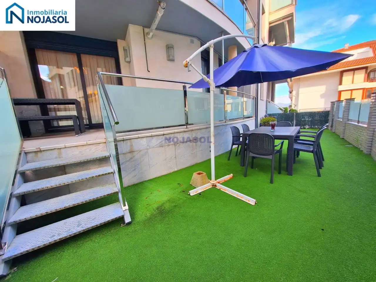 Terrasse von Wohnungen zur Miete in Noja mit Heizung, Privatgarten und Terrasse