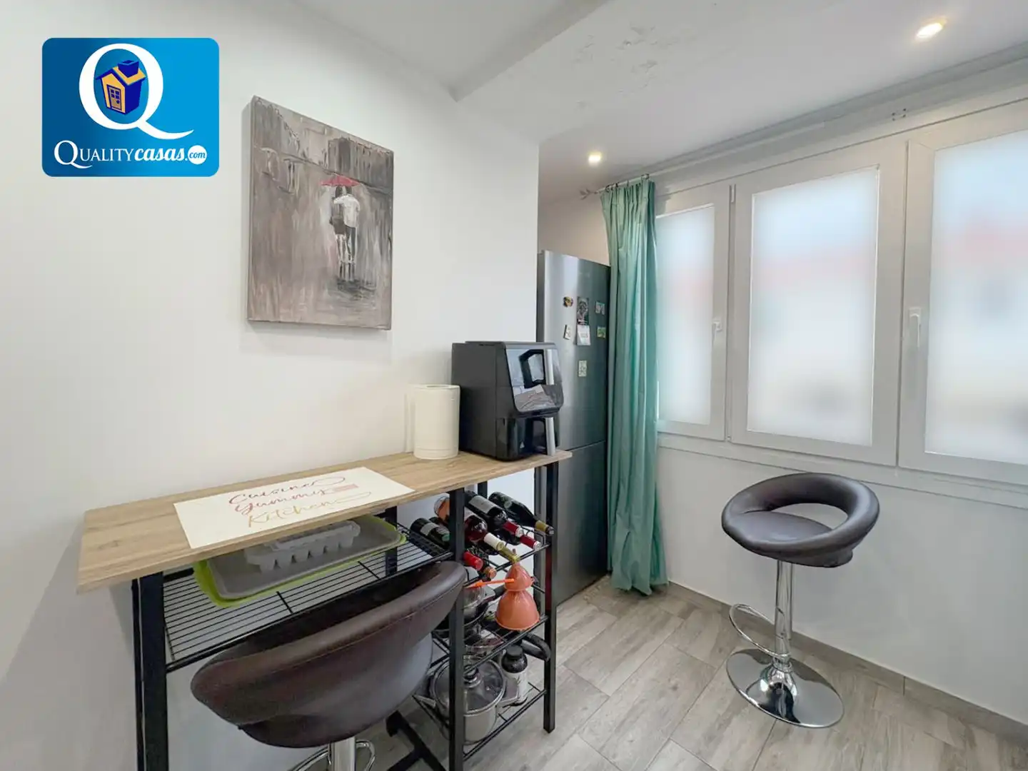 Cocina de Apartamento en venta en Alicante / Alacant con Aire acondicionado y Balcón