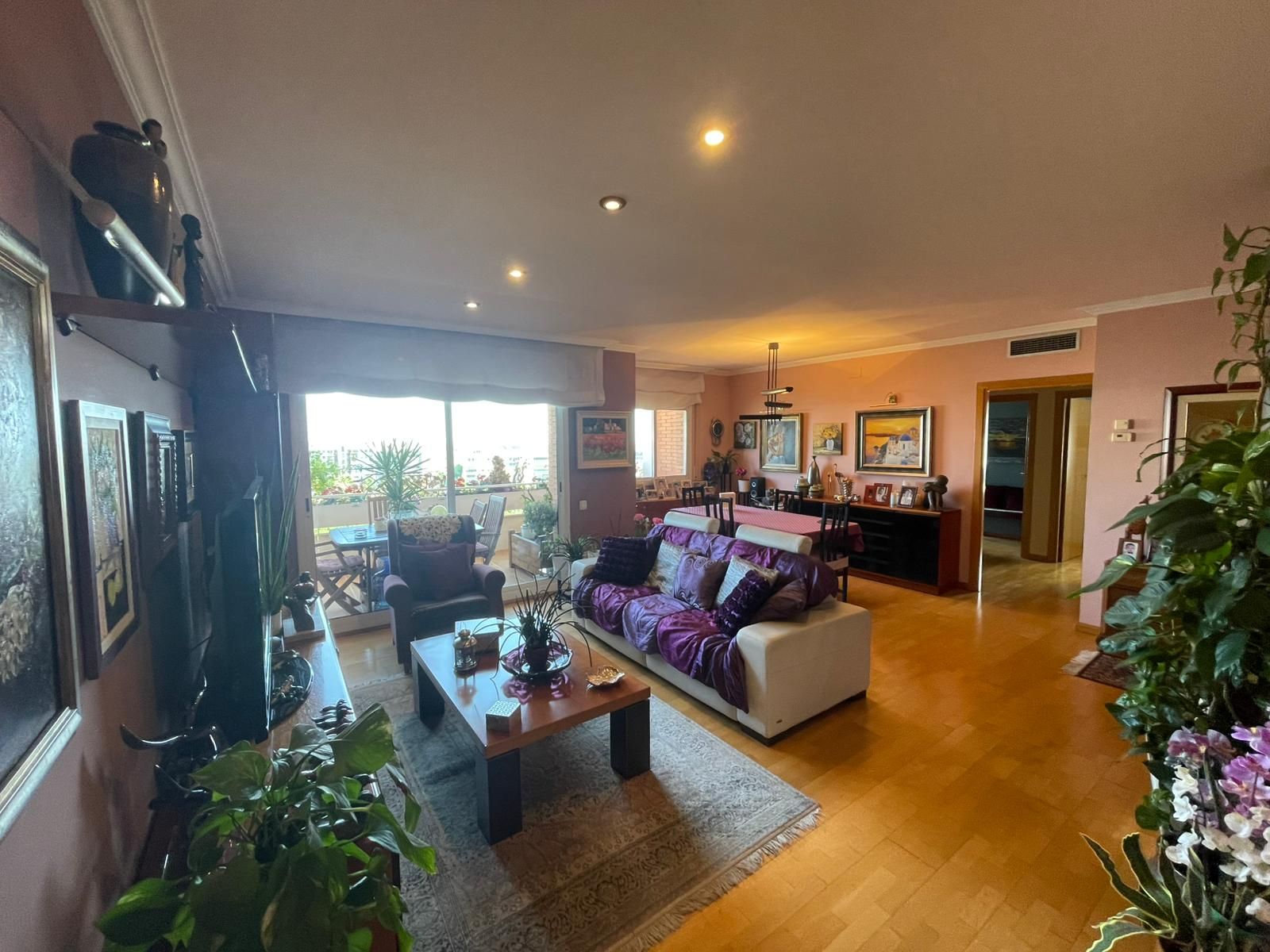 Living room of Attic for sale in Sant Feliu de Llobregat  with Air Conditioner, Heating and Terrace
