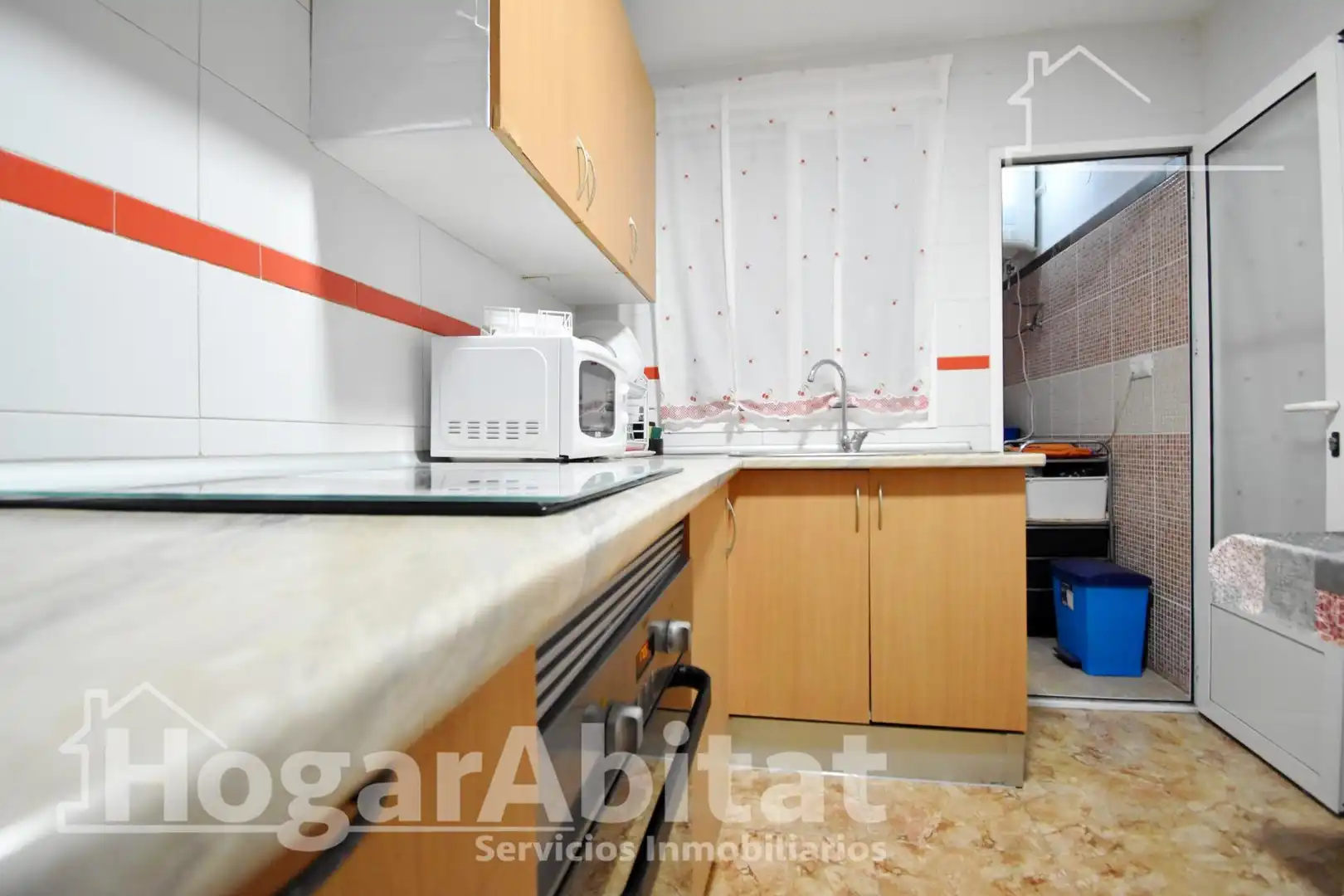 Kitchen of Flat for sale in Oliva  with Air Conditioner, Heating and Terrace