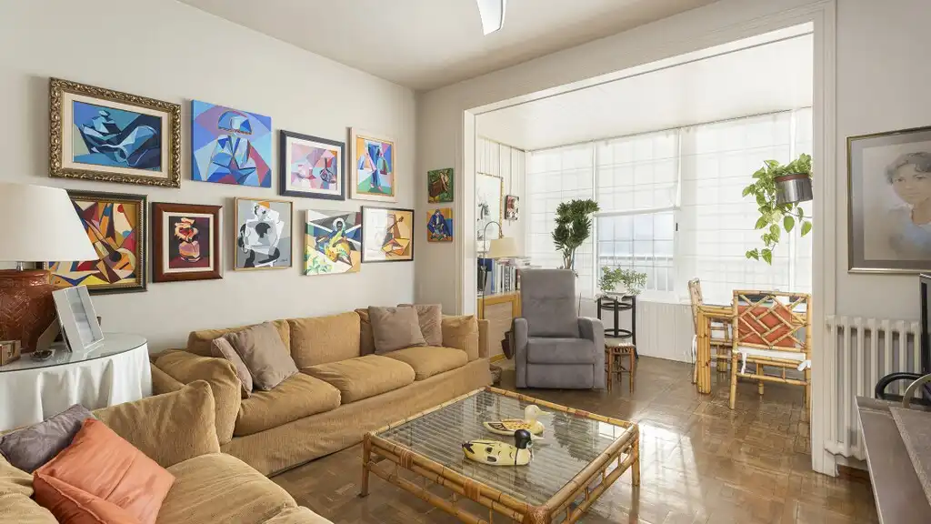 Sala de estar de Ático en venta en Barcelona con Aire acondicionado, Calefacción y Parquet