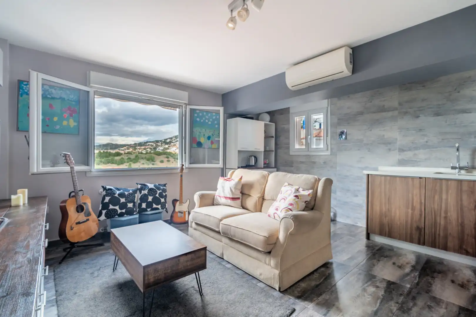 Living room of Houses for sale in Málaga  with Air Conditioner, Heating and Private garden