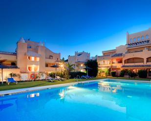 Exterior view of Planta baja to rent in Marbella  with Air Conditioner and Terrace