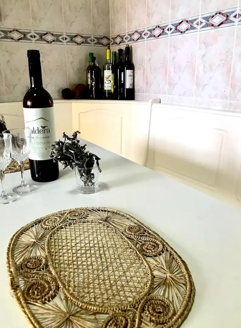 Küche von Einfamilien-Reihenhaus zur Miete in El Rosario mit Privatgarten, Terrasse und Möbliert