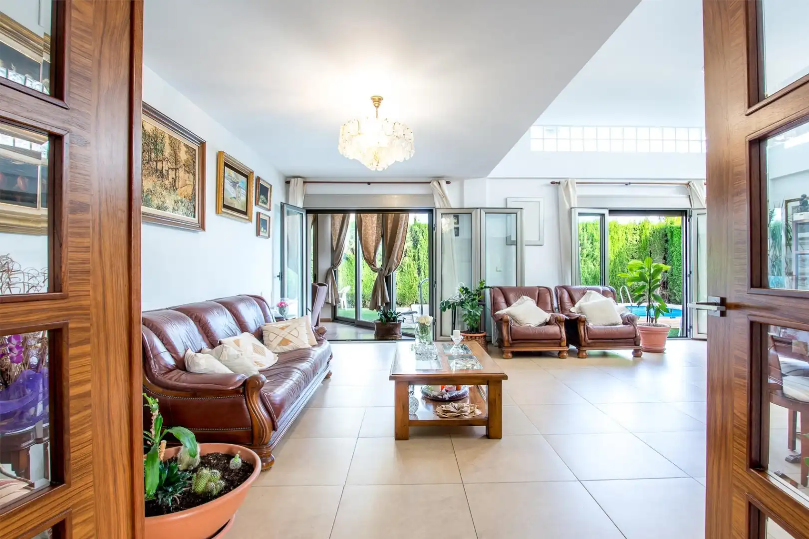 Sala de estar de Casa o chalet en venta en Molina de Segura con Aire acondicionado, Calefacción y Jardín privado