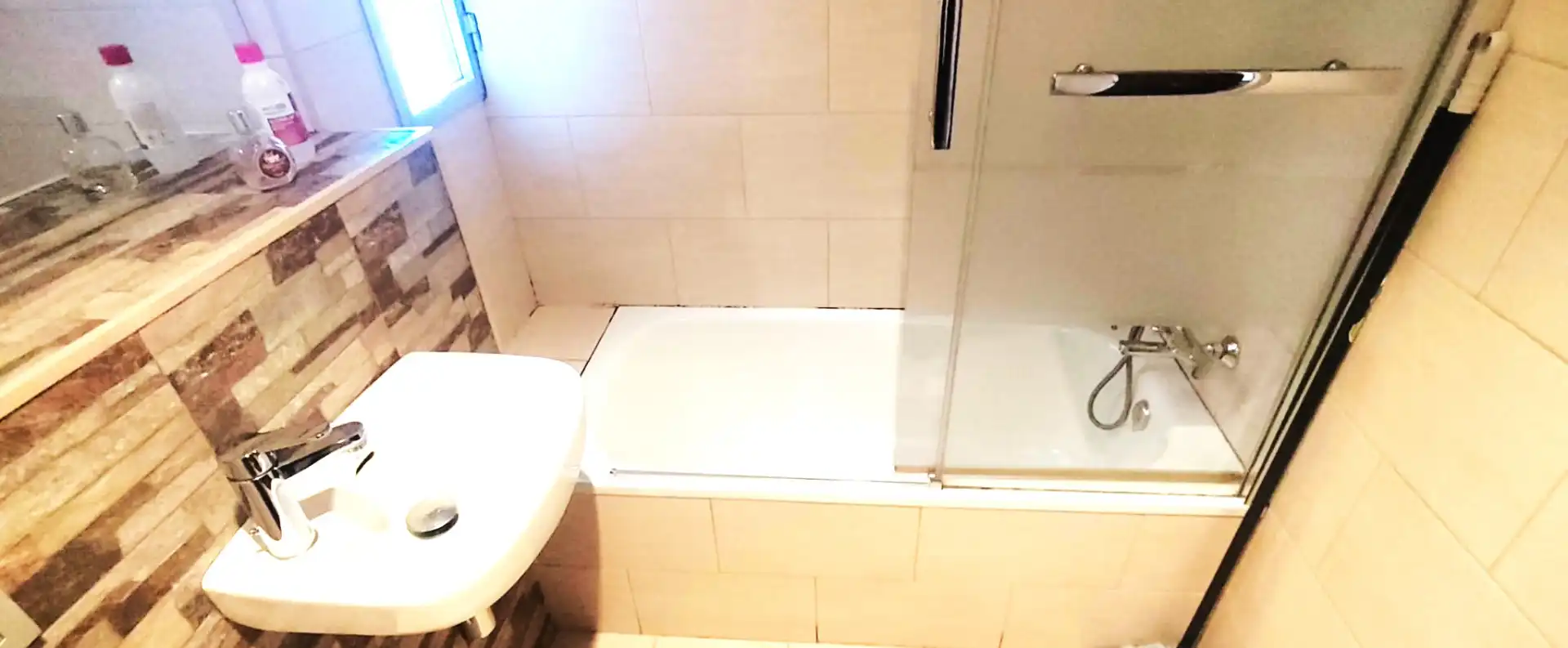 Badezimmer von Wohnung zum Verkauf in Móstoles mit Heizung, Parkett und Terrasse