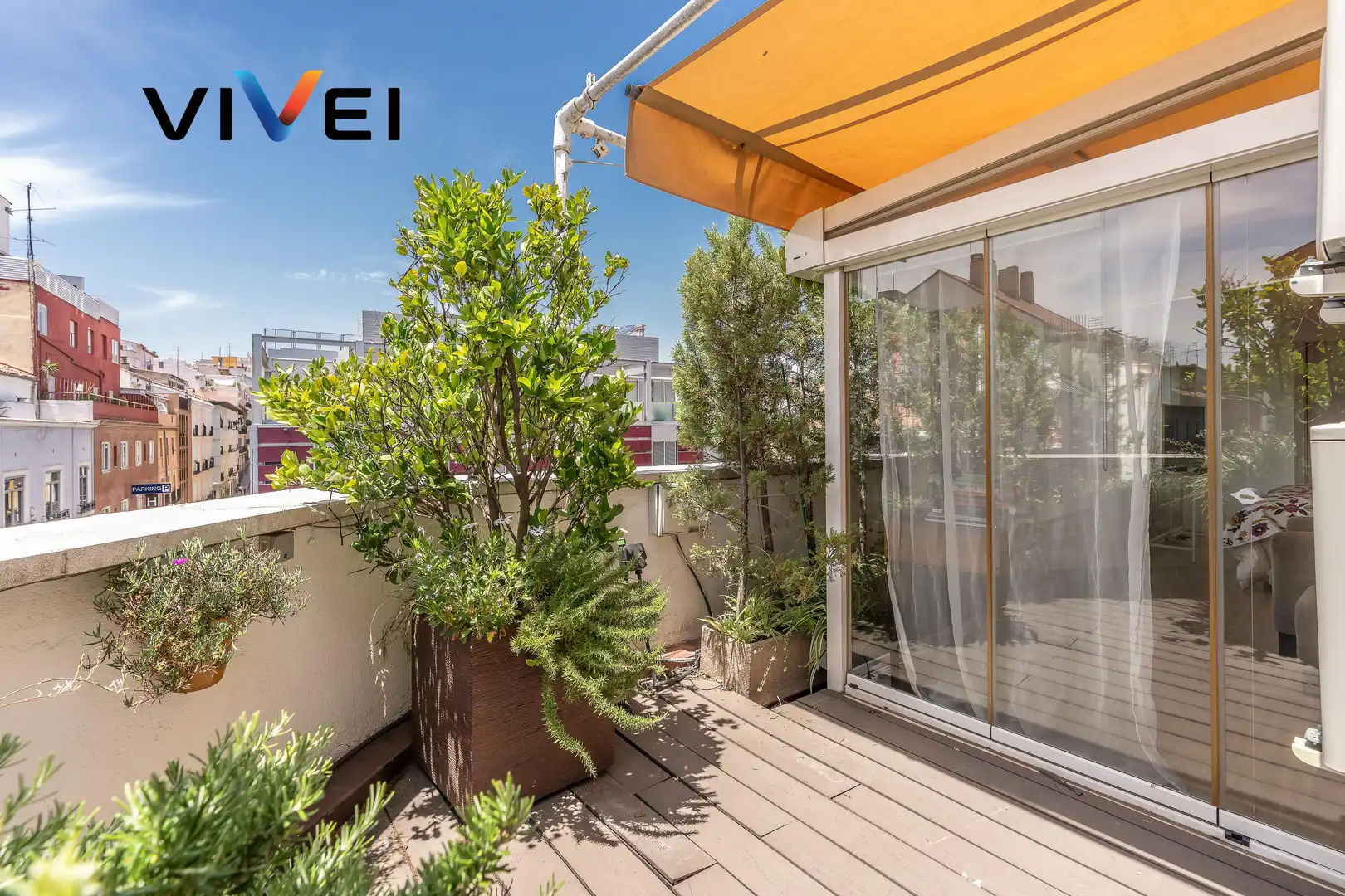 Terrasse von Dachboden zum Verkauf in Madrid mit Klimaanlage, Heizung und Terrasse