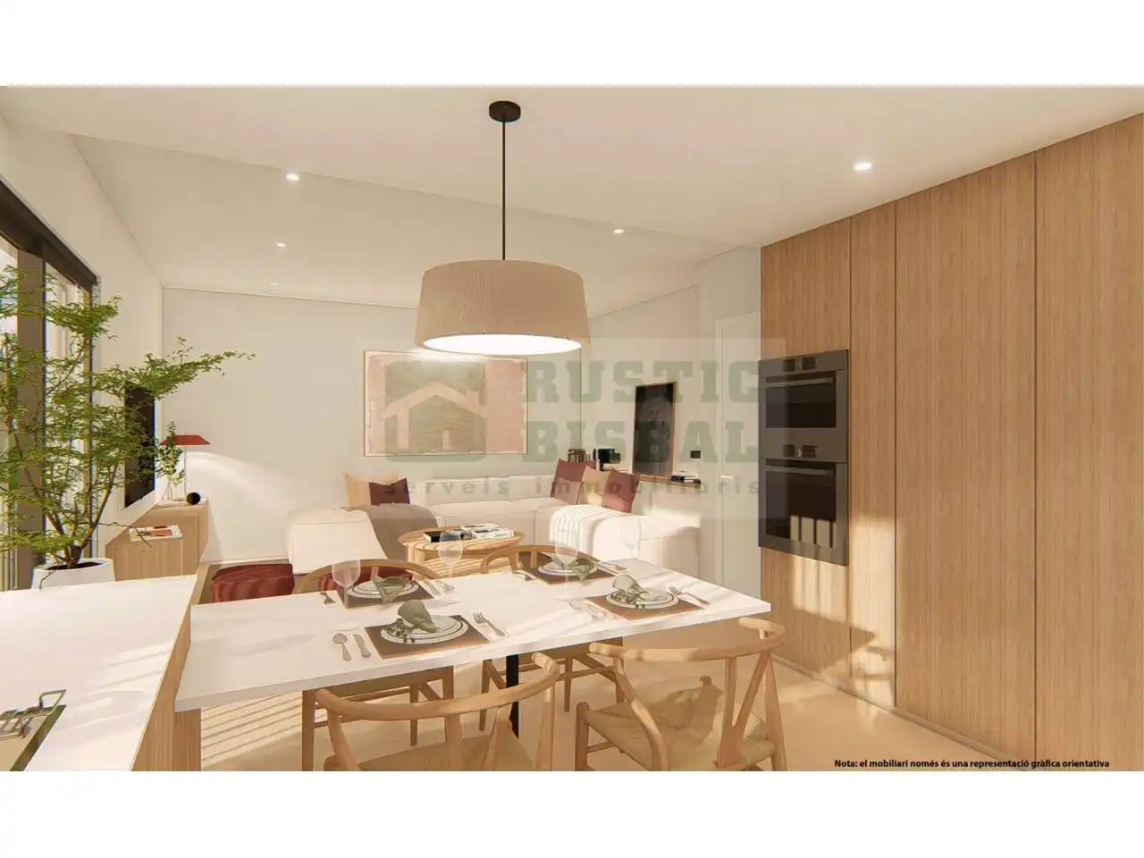 Sala de estar de Piso en venta en La Bisbal d'Empordà con Aire acondicionado, Calefacción y Balcón