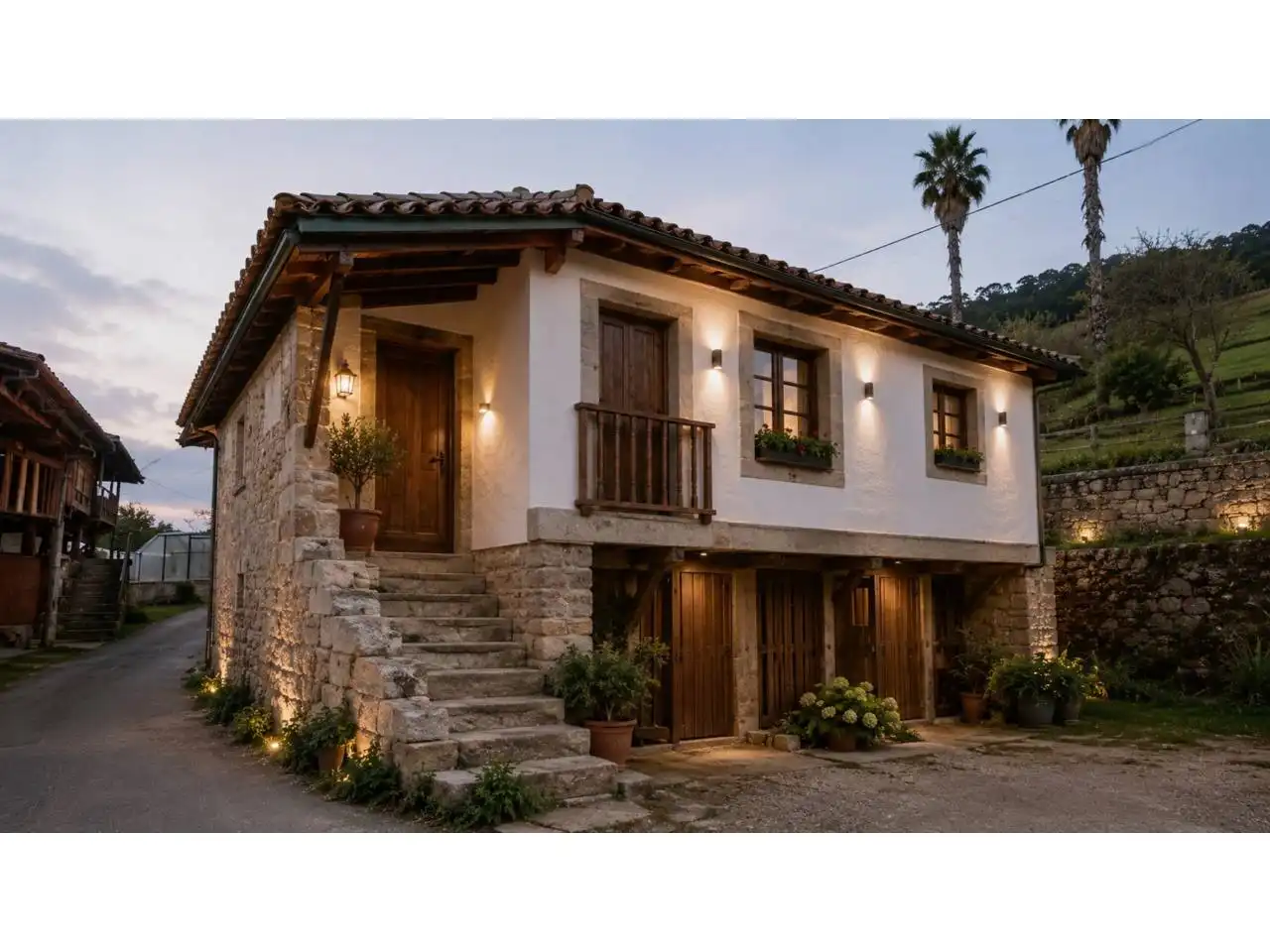 Vista exterior de Casa adosada en venta en Llanera