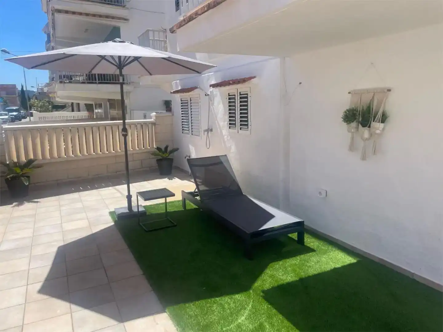 Terraza de Piso de alquiler en Oliva Playa