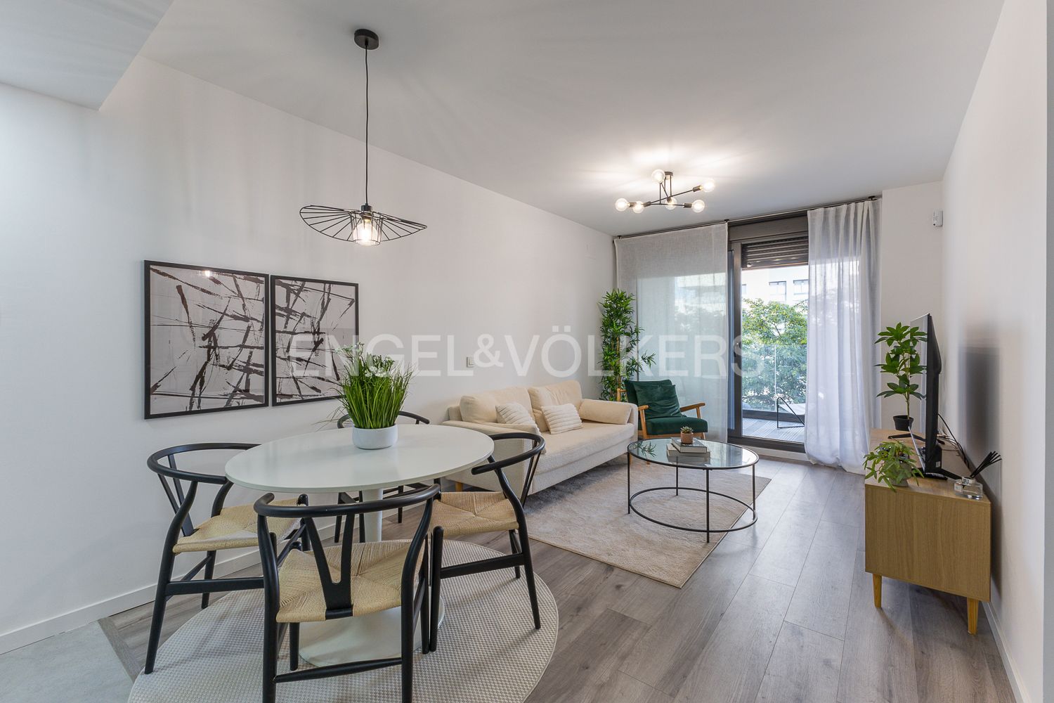 Sala d'estar de Apartament en venda en  Valencia Capital amb Aire condicionat, Calefacció i Moblat