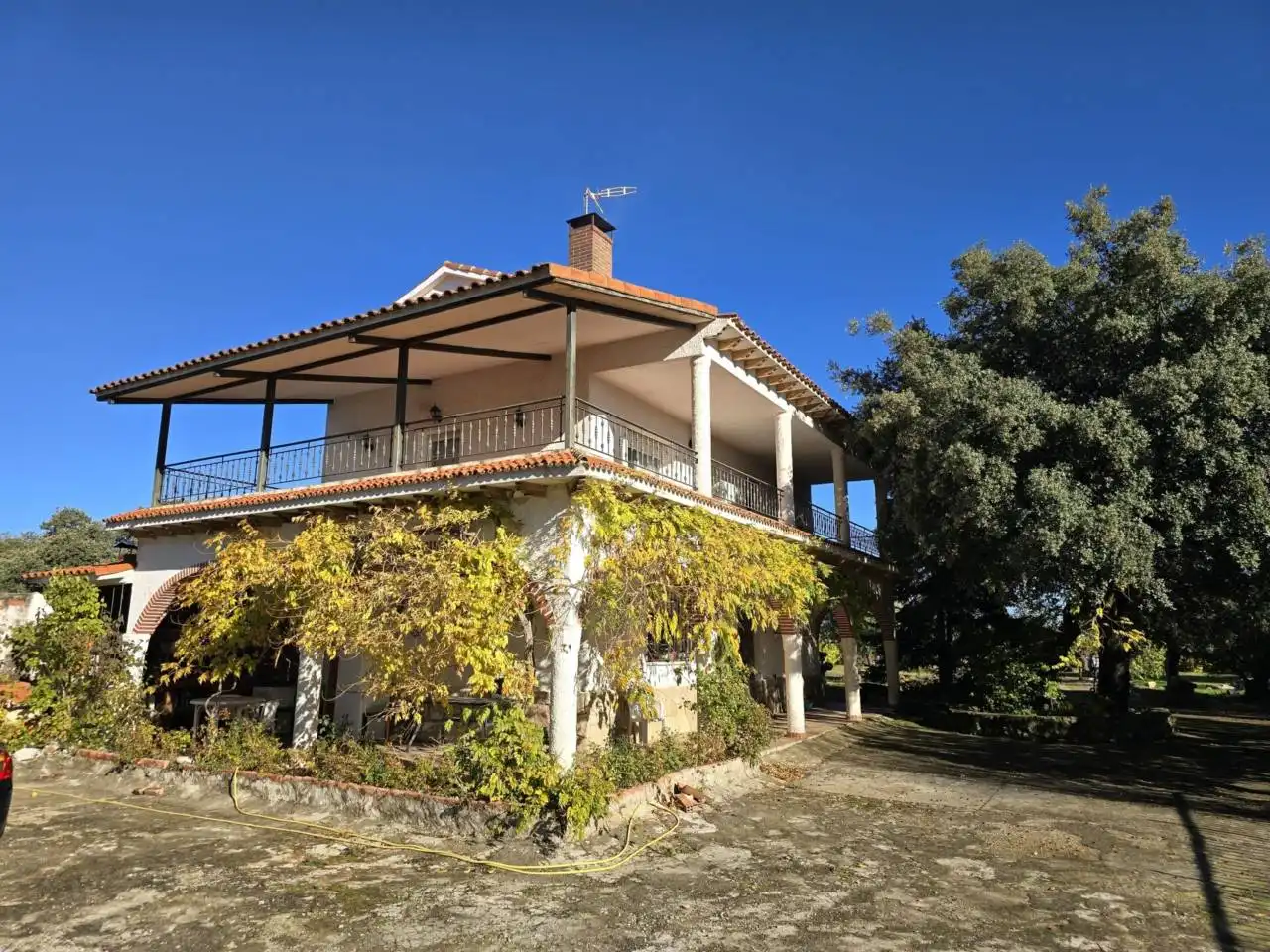 Vista exterior de Casa o chalet en venta en Pioz con Calefacción, Jardín privado y Terraza