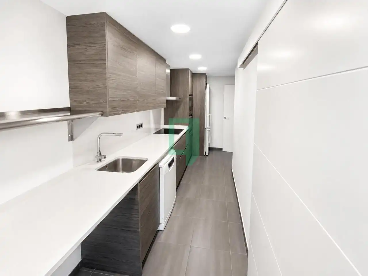Kitchen of Flat for rent in Badalona  with Air Conditioner and Terrace