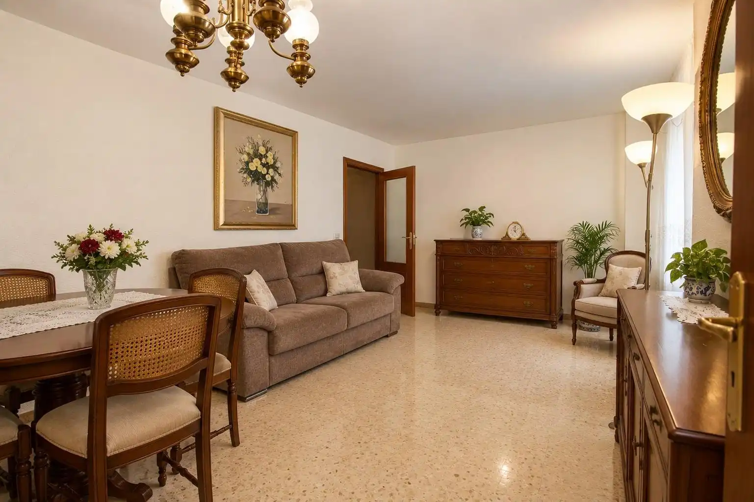 Sala d'estar de Pis en venda en Santiago - Coronación