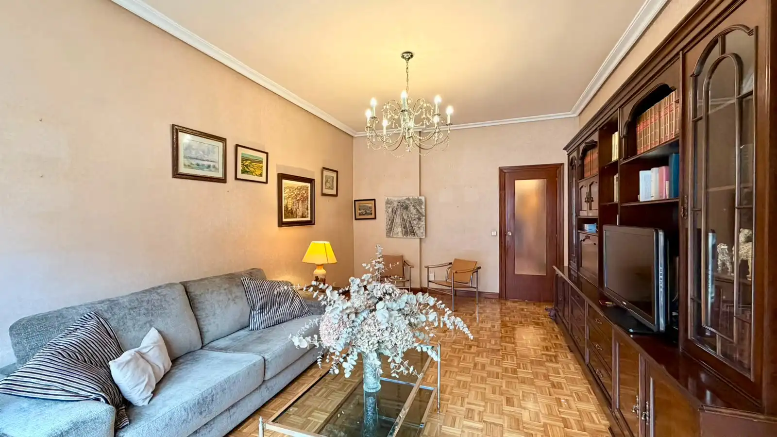 Living room of Flat for sale in  Logroño  with Heating