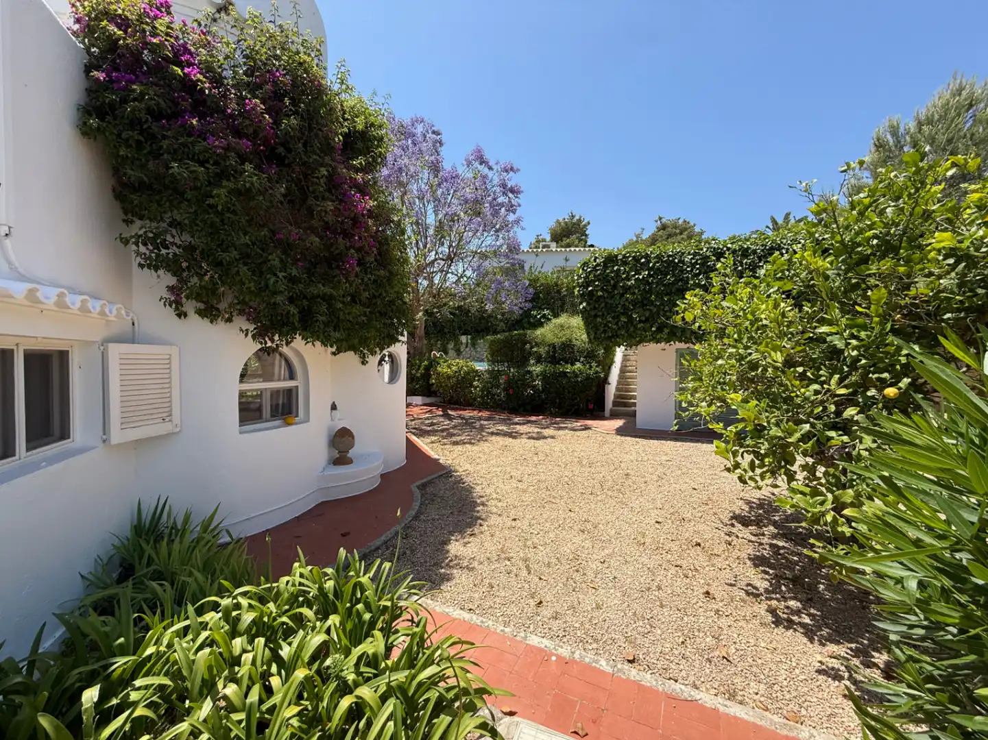 Garden of Houses for sale in Santa Eulària des Riu  with Air Conditioner, Heating and Terrace