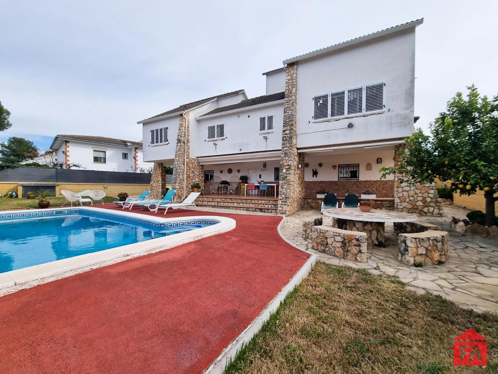 Swimming pool of House or chalet for sale in Creixell  with Heating, Terrace and Swimming Pool