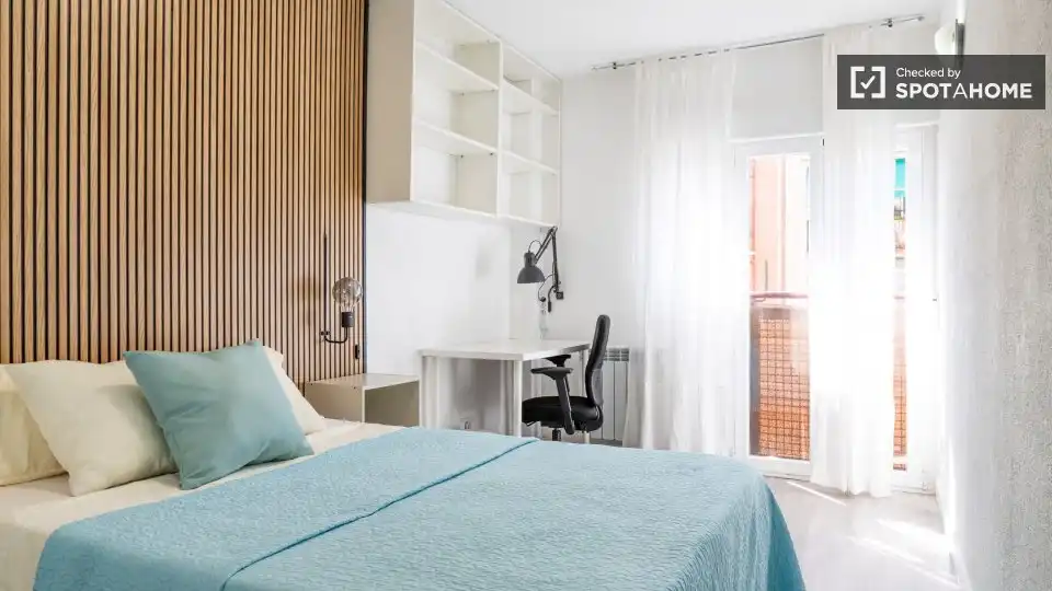 Habitación de Piso para compartir en Madrid con Aire acondicionado, Calefacción y Terraza