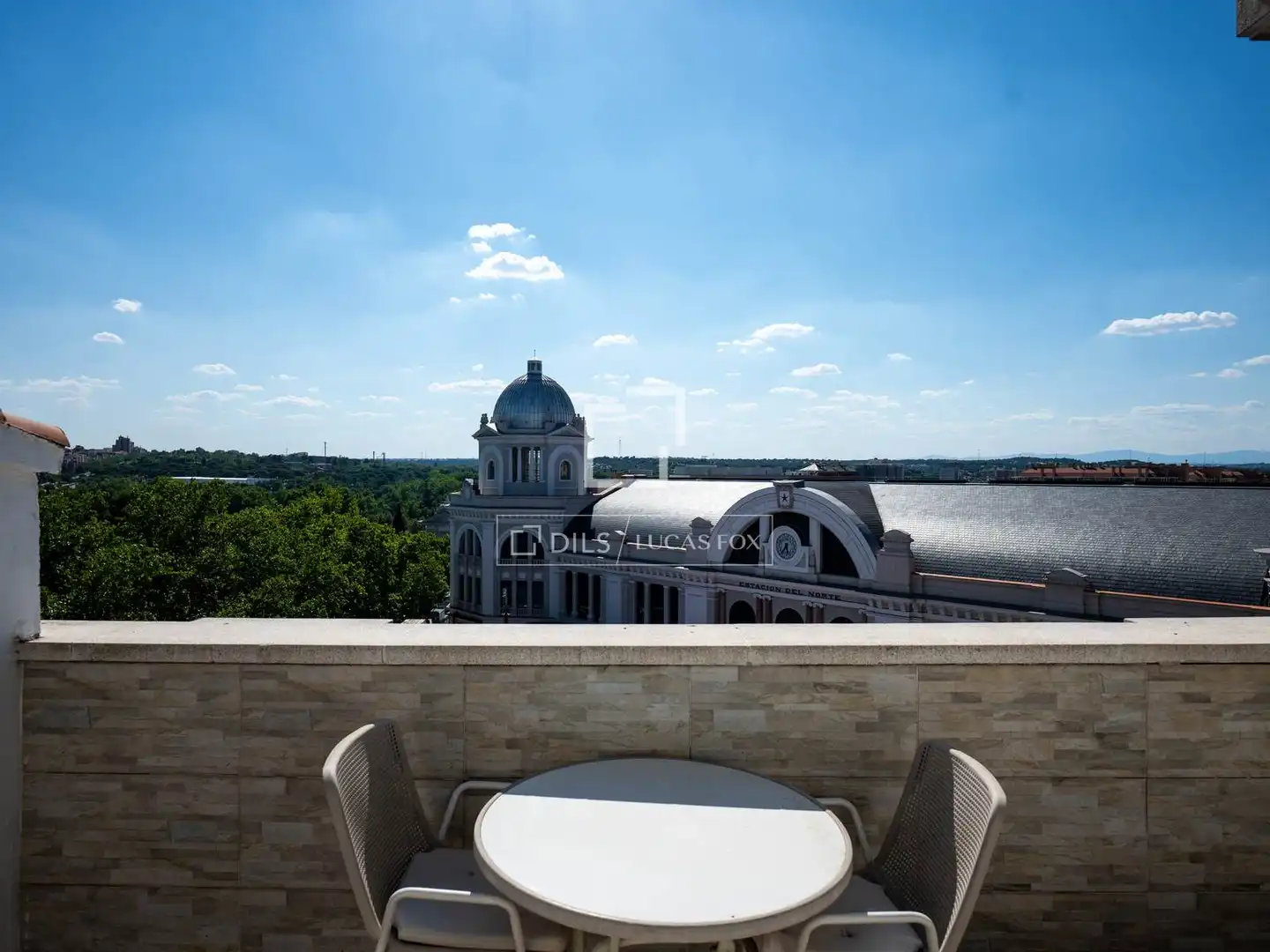 Terrasse von Dachboden zur Miete in Madrid mit Klimaanlage, Heizung und Terrasse