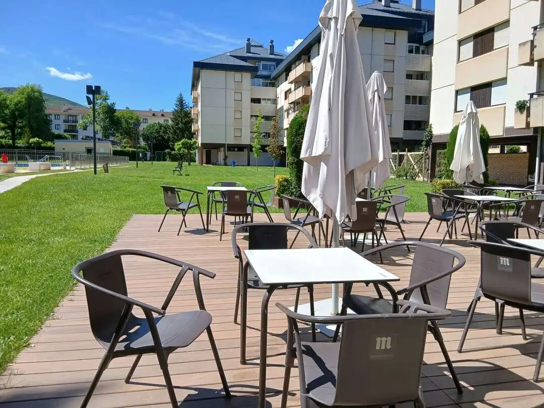 Terrasse von Wohnung zum Verkauf in Ezcaray mit Heizung, Privatgarten und Terrasse