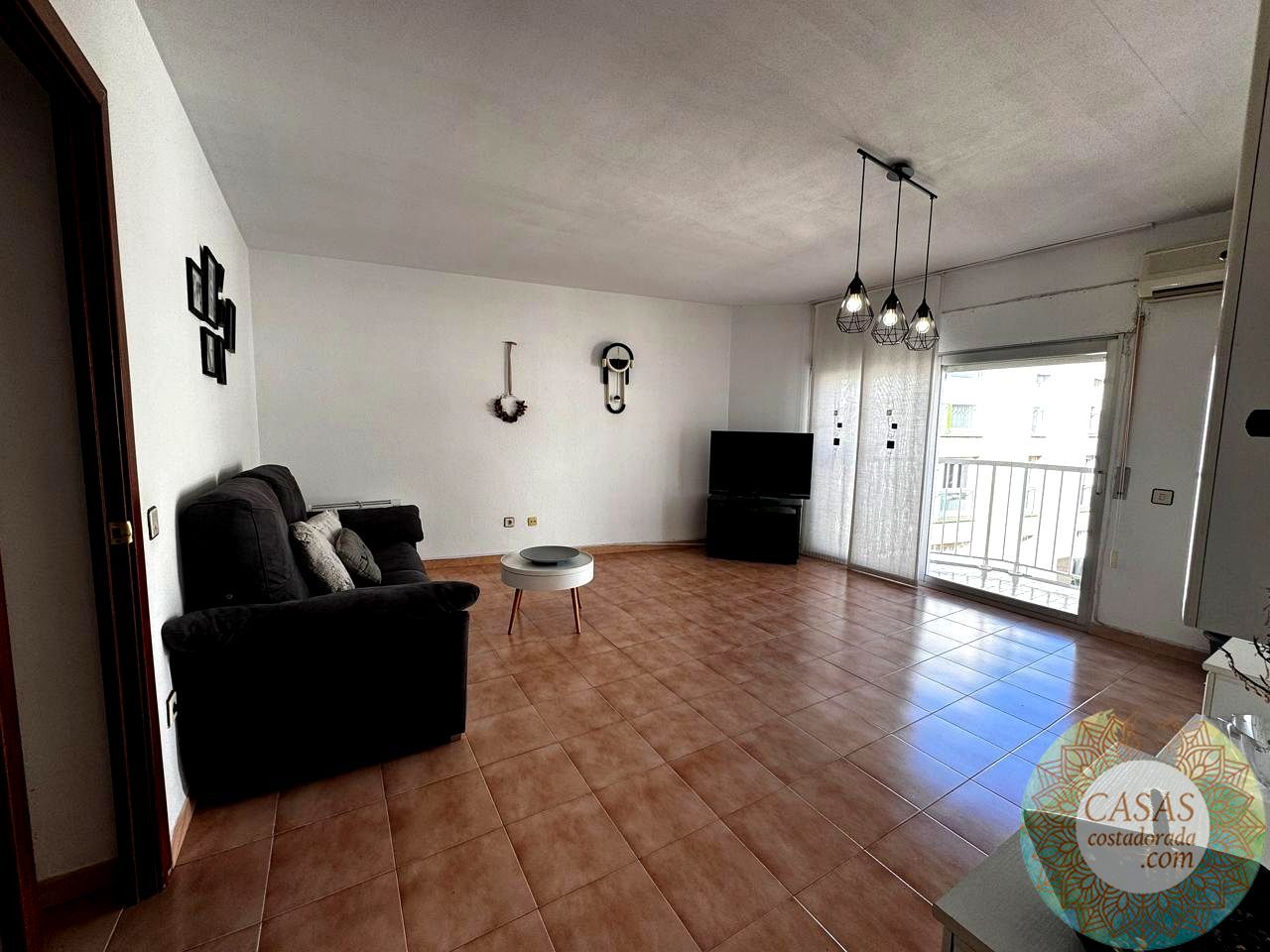 Living room of Flat for sale in L'Ametlla de Mar   with Air Conditioner and Furnished