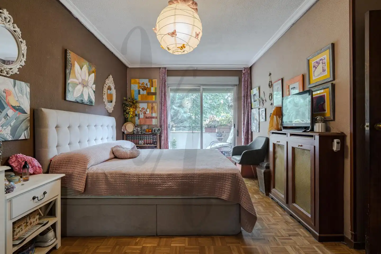 Bedroom of Flat for sale in San Sebastián de los Reyes  with Heating, Parquet flooring and Terrace