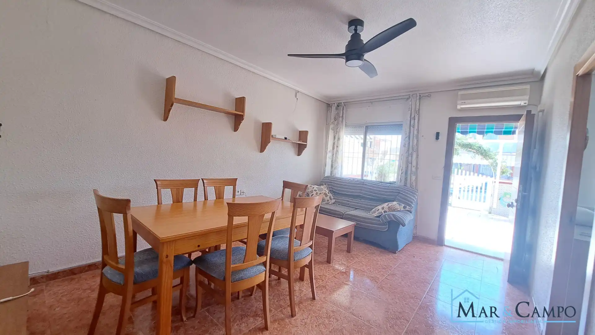 Comedor de Casa adosada en venta en Los Alcázares con Aire acondicionado, Jardín privado y Amueblado