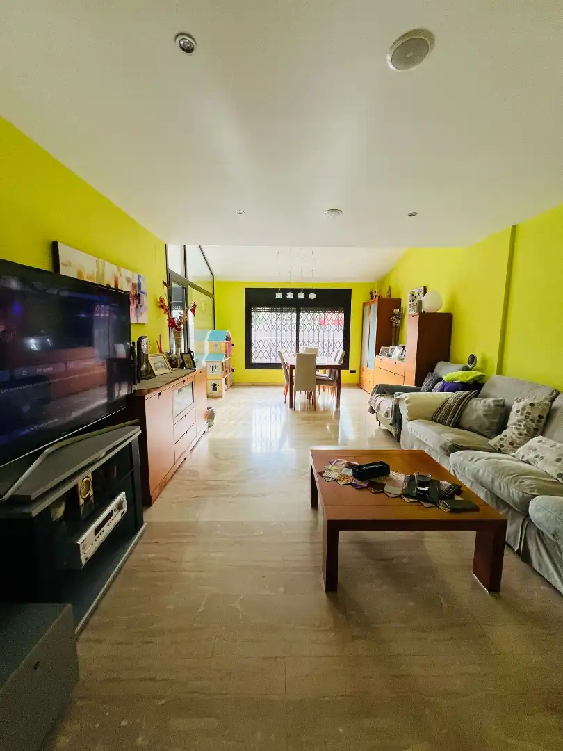Sala d'estar de Casa o xalet en venda en Pineda de Mar amb Aire condicionat, Calefacció i Jardí privat