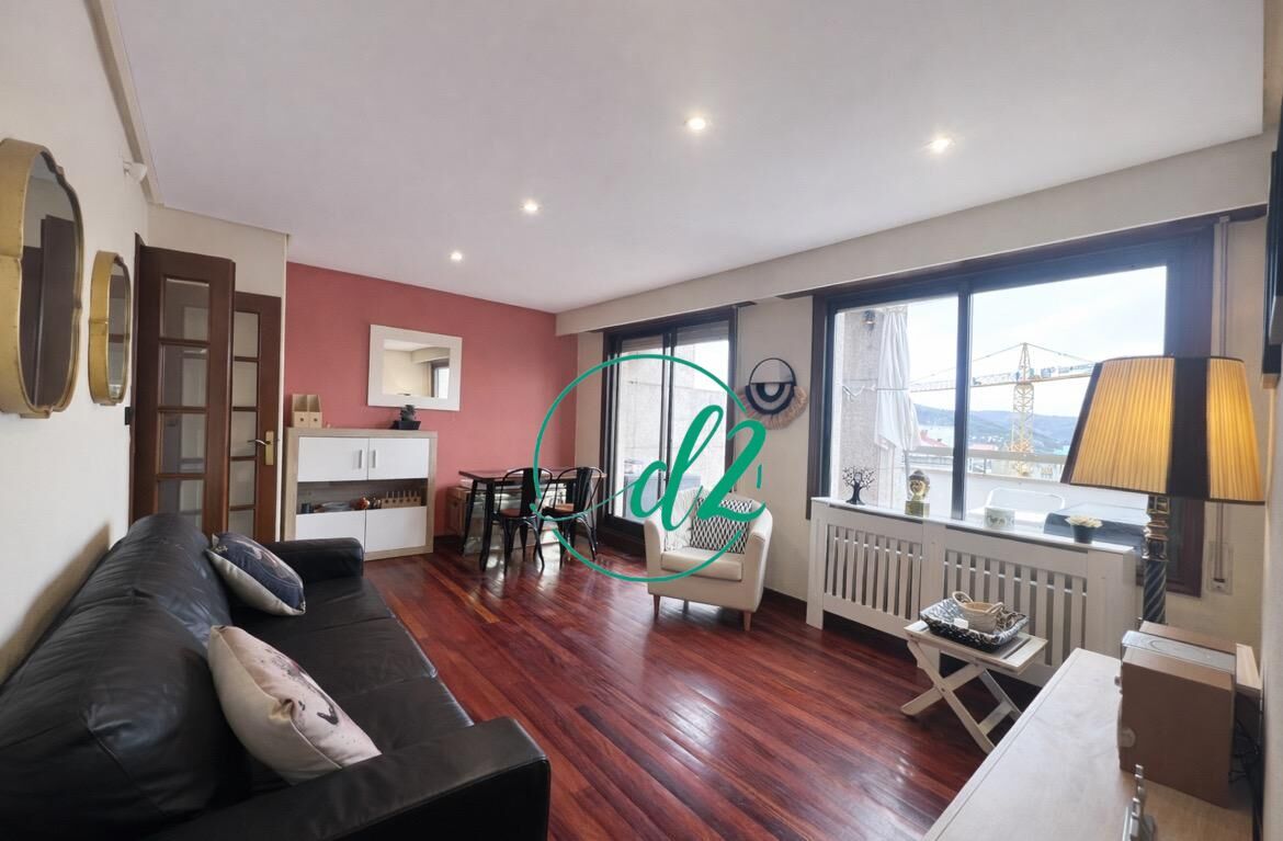 Living room of Apartment to rent in Ourense Capital   with Terrace, Storage room and Furnished